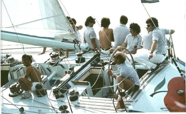 Admirals Cup JMcW and yacht